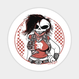 Skull Punx Gal Magnet